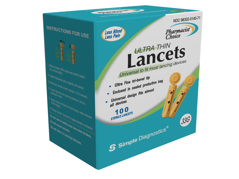 Easy Comfort Twist Top Lancets 30G - 100 Ct